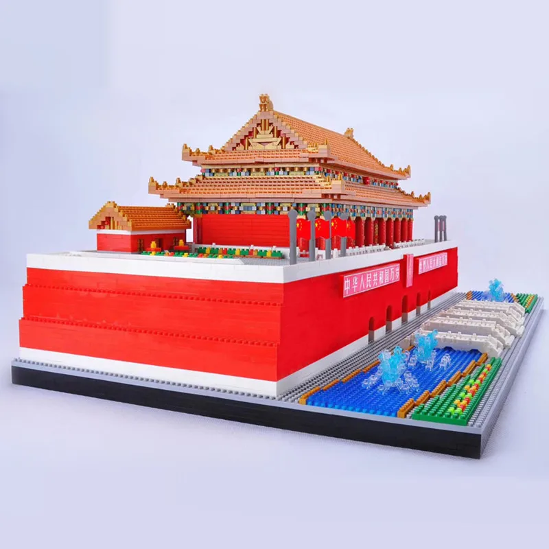 Конструктор Beijing Tianɺnmen Rostrum модель дворца императора в китайской архитектуре