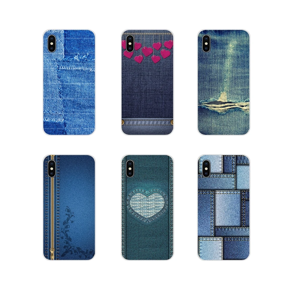 Аксессуары для мобильного телефона чехлы с кружевными вставками на деним джинсы