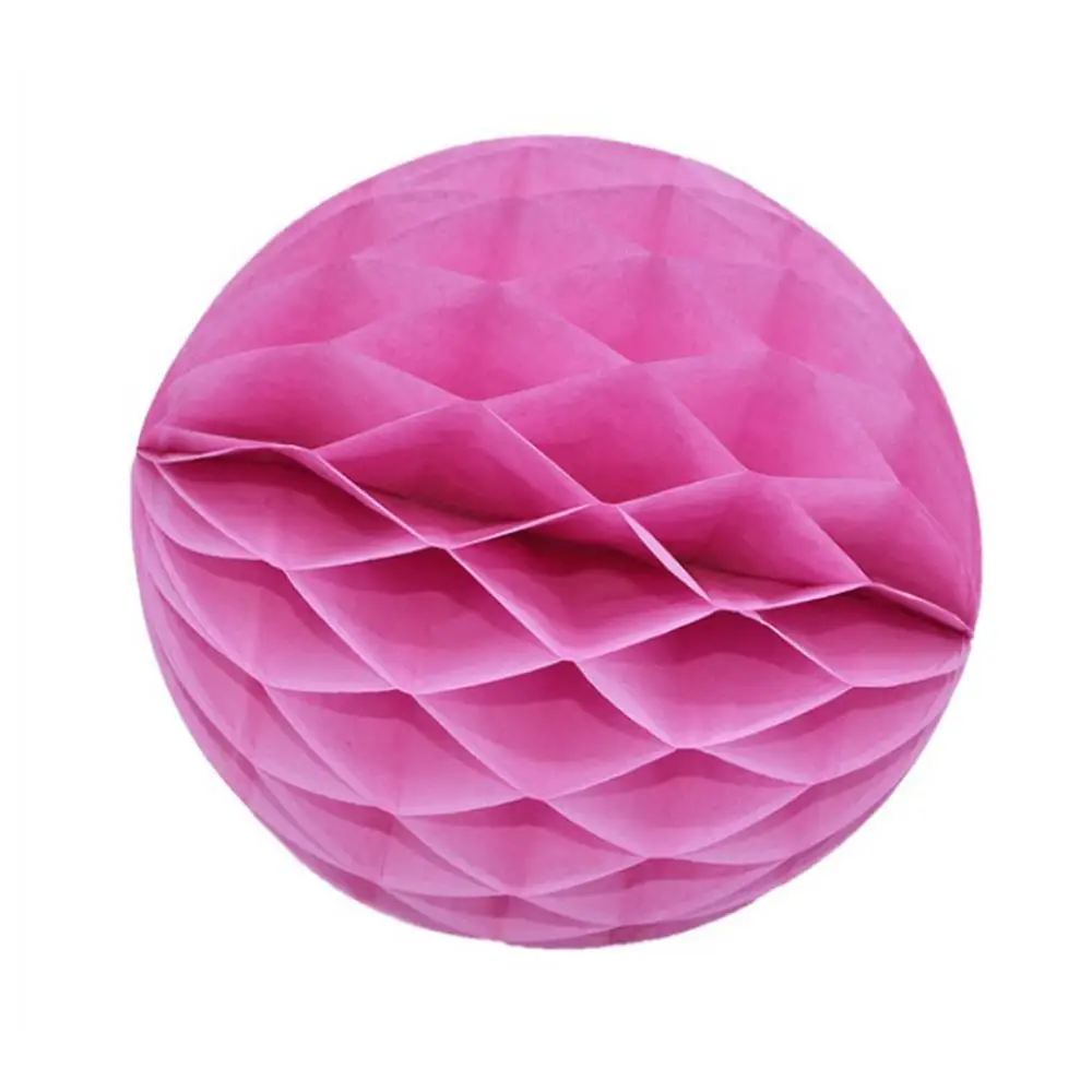 Dark Pink 2 шт декоративные бумажные вафельные шары фестиваль фонарь Круглый Китайский бумажный фонарь Висячие шары для украшения для вечеринки, дня рождения - Цвет: Dark Pink