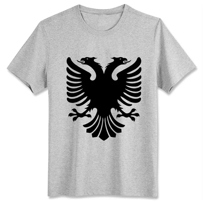 Albania Eagle футболка мужская мода принт Хип Хоп Футболка с круглым вырезом хлопок