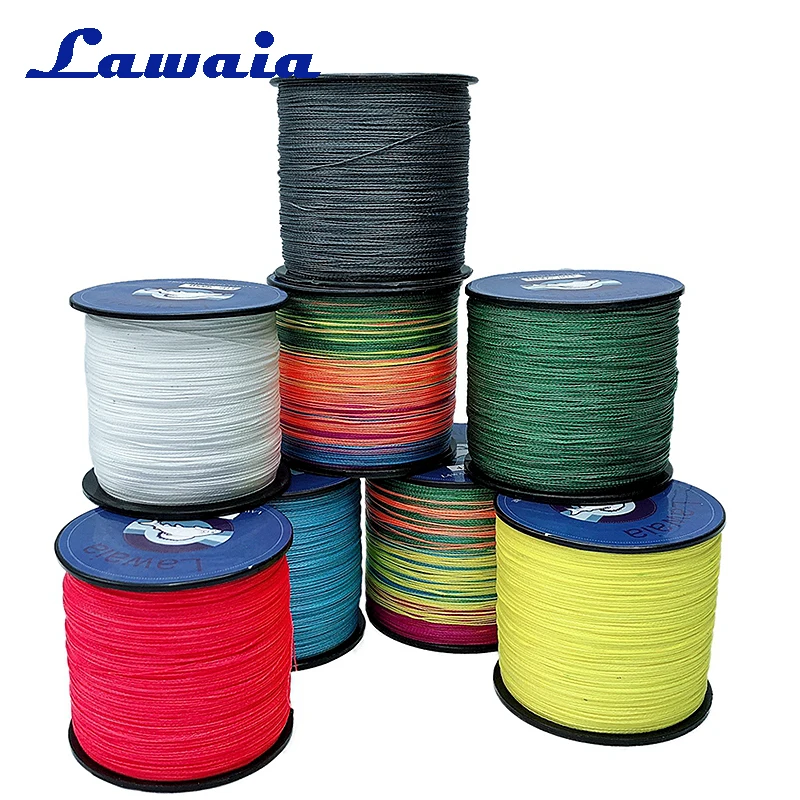 Lawaia леска 300 м 4 пряди UHMWPE плетеная рыболовная многонитевая для ловли нахлыстом