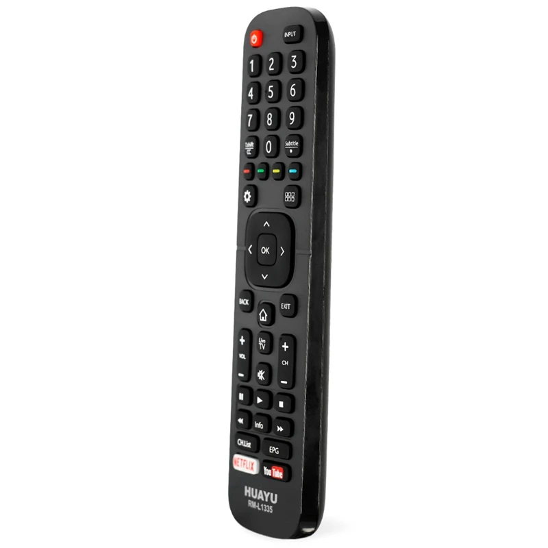Универсальный пульт дистанционного управления HUAYU для Hisense RM-L1335 TV с Netflix и Youtube |
