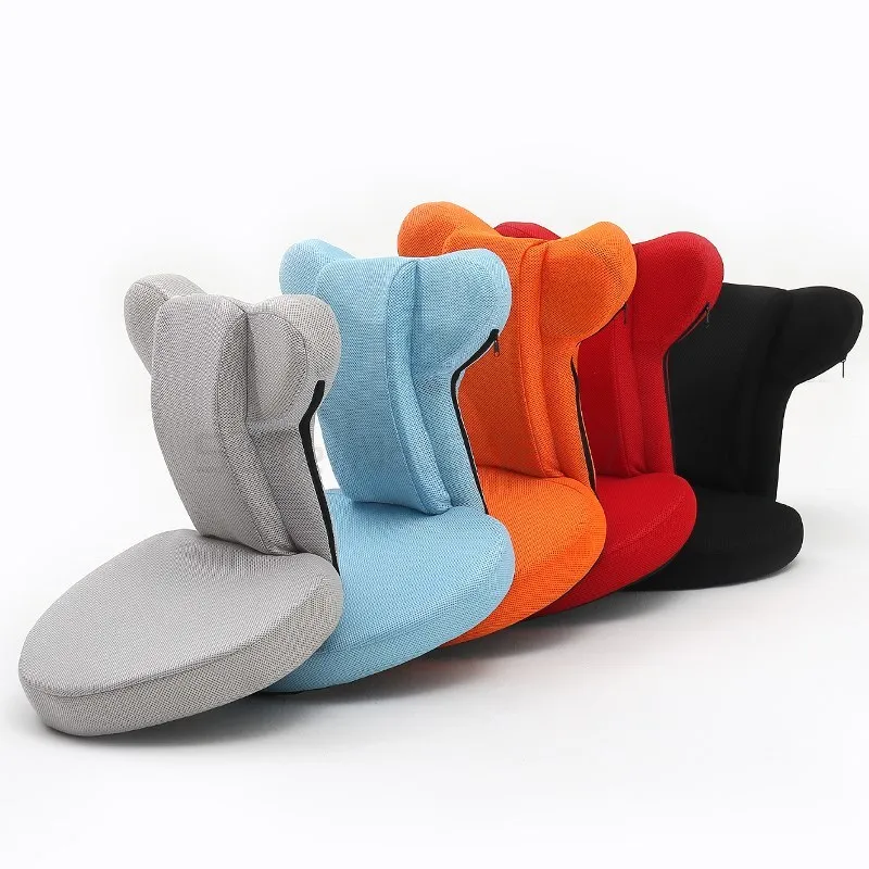 

Компьютерное кресло для спальни, игровые стулья с регулируемой спинкой, маленький складной напольный стул для девушек, домашний декор