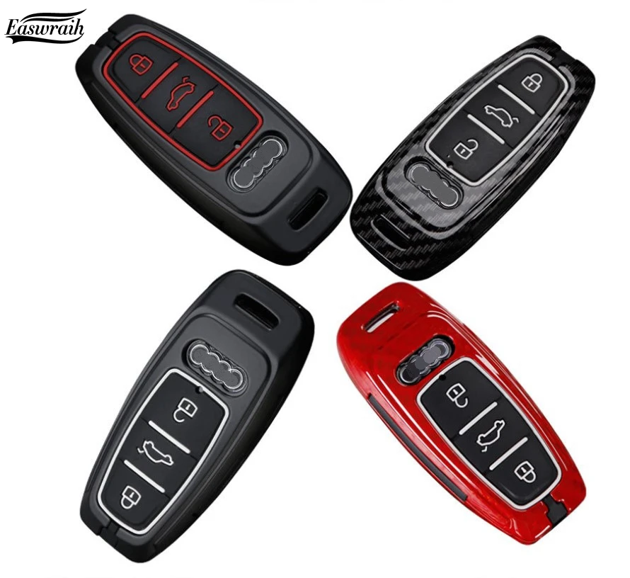 Чехол для автомобильного ключа держатель Audi A1 A3 A4 A5 A6 A7 A8 C8 Quattro Q3 Q5 Q7 Q8 TT 2012 2013 2014 2015