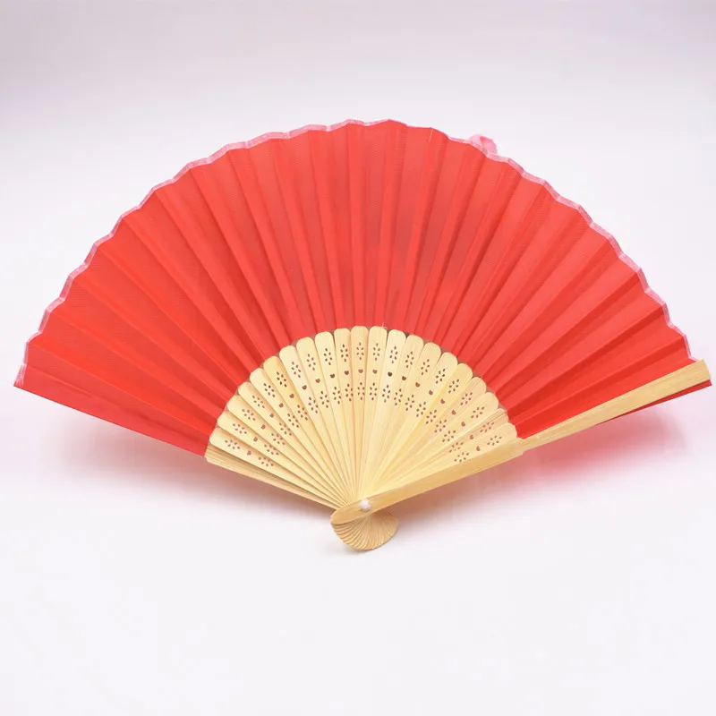 Роскошный шелковый Ручной Веер в элегантной подарочной коробке свадебный