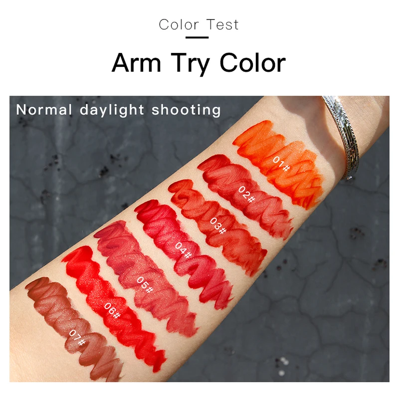 7 цветов Жидкие помады зеркальная поверхность Увлажняющий блеск для губ