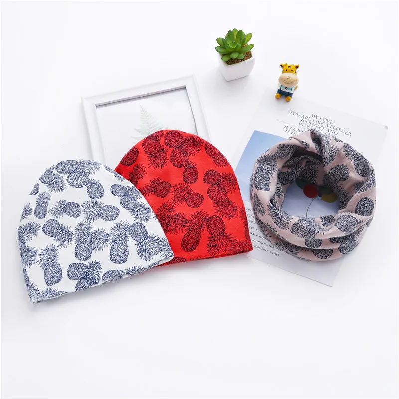 Новинка детская одежда для девочек и мальчиков с рисунком звезды шапка шарф