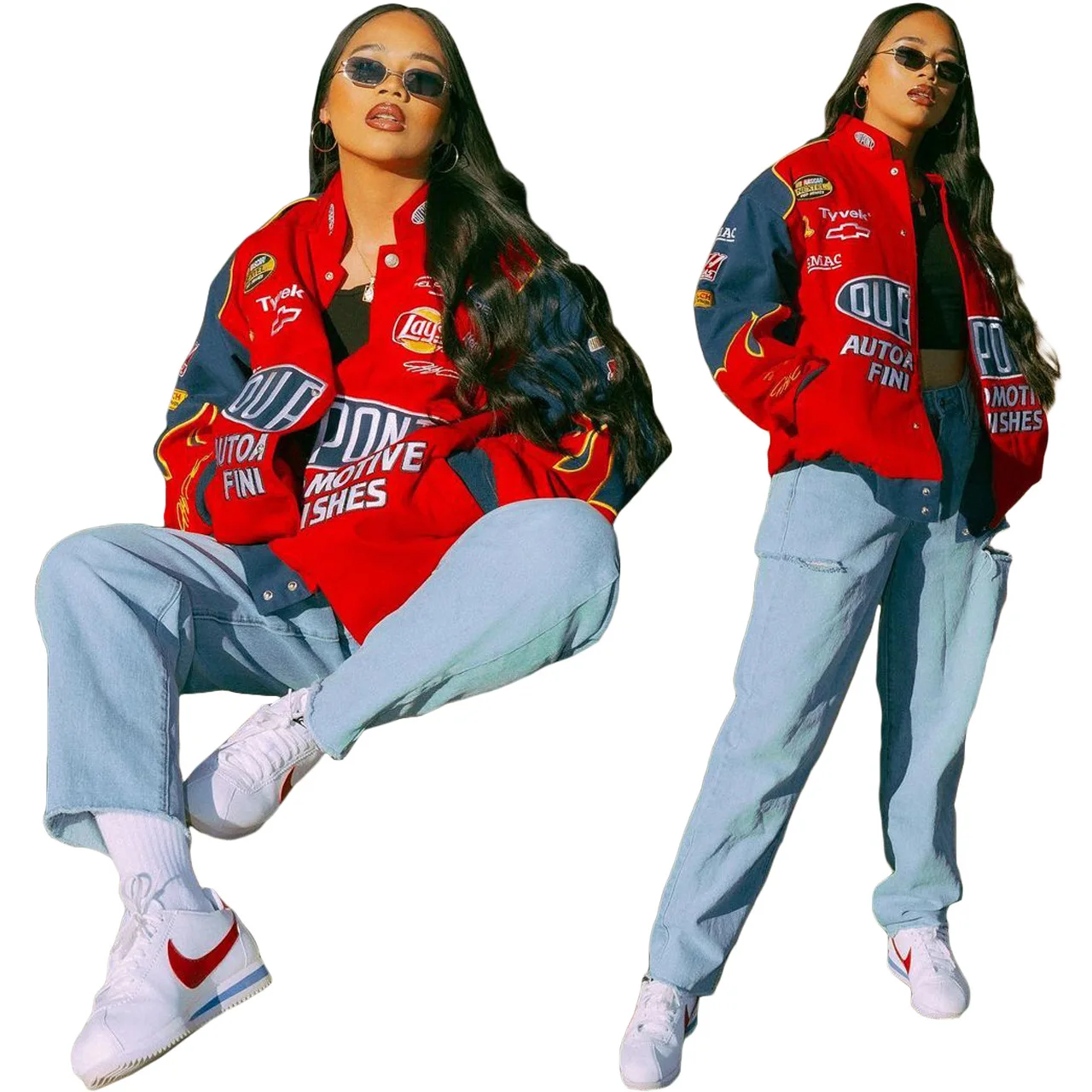 

Женская зимняя куртка с длинным рукавом и принтом, 2021