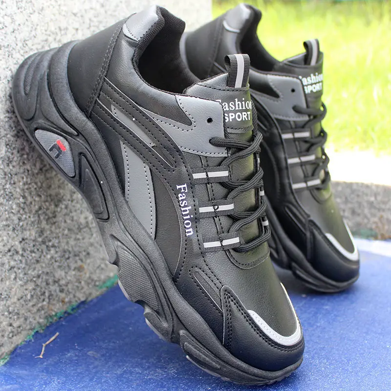 

new fashion Autumn men's shoes casual breathable deodorant white sneakers low top double mesh boys' daily travel sport shoes