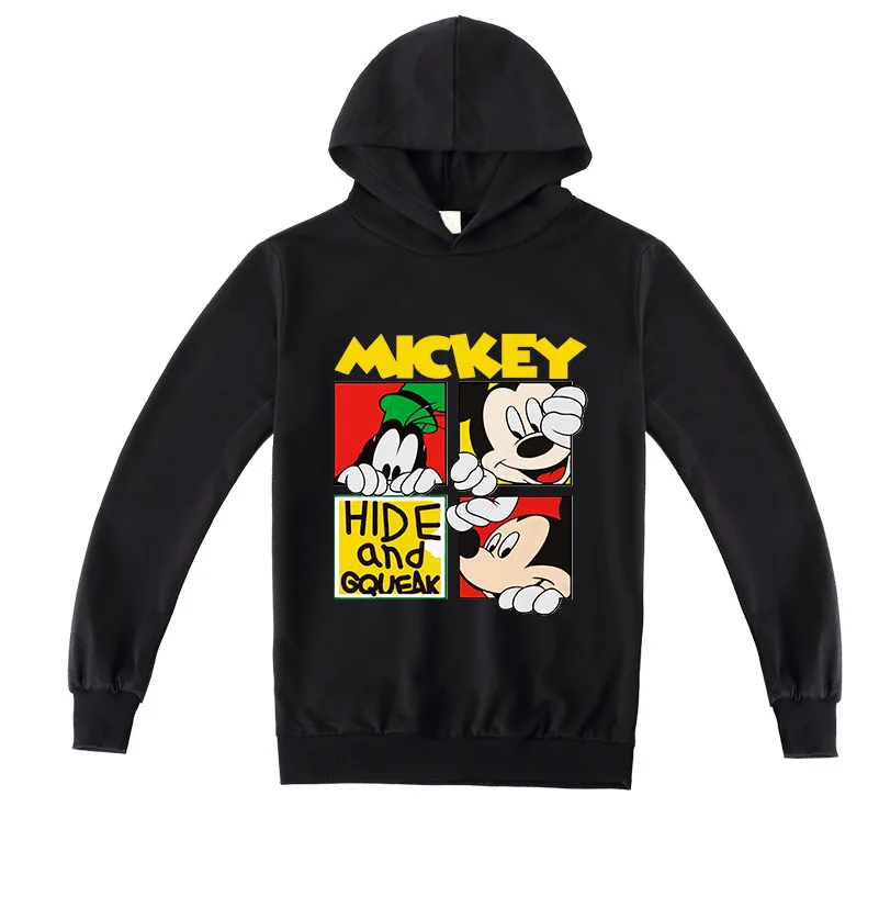 Детское хлопковое пальто с капюшоном и принтом Микки Минни Маус | Мать ребенок