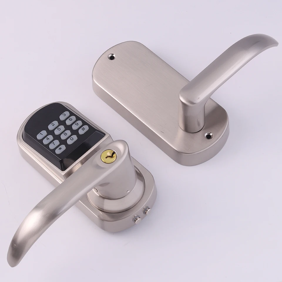 Электронный дверной замок Ospon разблокировка с кодом картами mifare и механическим