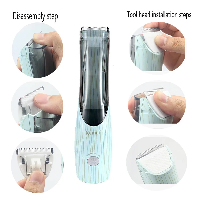 Электрическая машинка для стрижки волос Kemei Km 78 вакуумная электрическая и бороды