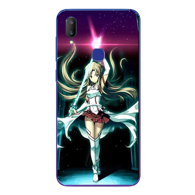 Чехол с рисунком Sword Art Online для телефона Wiko Y51 Y81 Y62 View 5 Plus Freddy U Feel FAB Prime Power U10 U20 U30 -