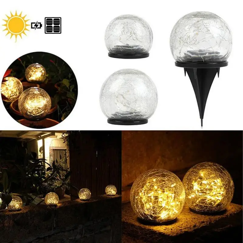 

Lawn Lamps Outdoor Festive Decoration Floor Lamp Solar 30LED Bubble Bead String Lights 6.5m Floor Lamp Outdoor Lighting