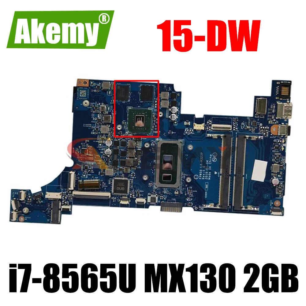 

FPW50 LA-H323P для HP 15-DW 15S-DU 15S-DR, материнская плата для ноутбука, m2, 130 2 Гб GPU 100%, протестирована