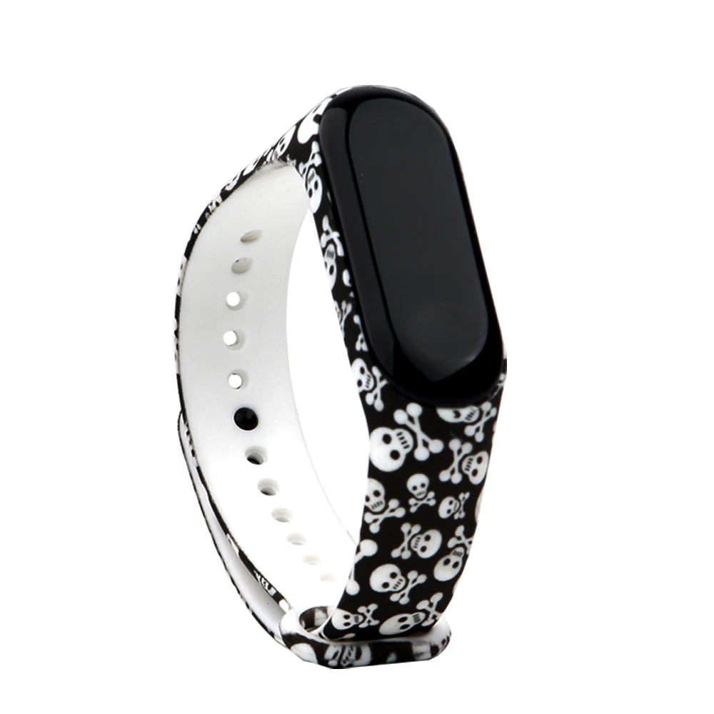 Браслет для Xiaomi mi 3/Xiao 4 сменный ремешок Skullprint Band 3/4 (не Xiao 2 S)|Смарт-аксессуары| |