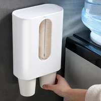 water dispenser cup holder automatic disposable cup holder plasticpaper cup dispenser storage rack for kitchen hotel restaurant