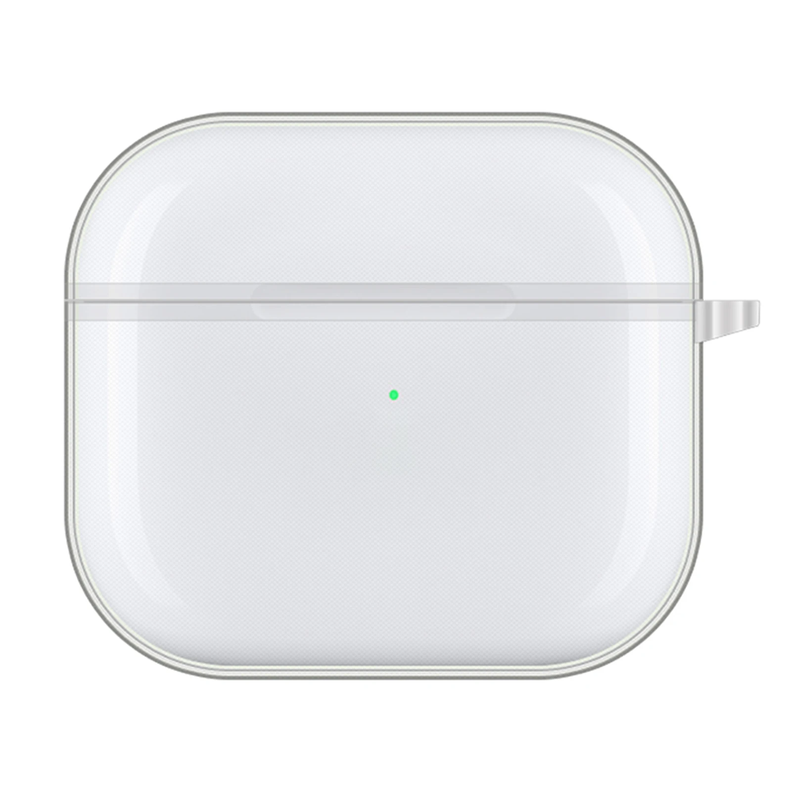 

Protective Case Cover For Airpods3 Soft TPU Transparent Cover With Keychain Waterproof Shockproof Protection Compatible With Air