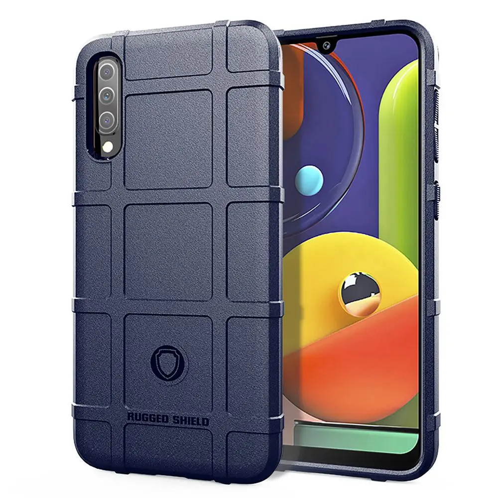 300pcs Rugged Shield Capa Soft Silicone Armor Shockproof Phone Cases For Samsung Galaxy A50s A50 A41 A40s A40 A31 Matte Cover | Мобильные