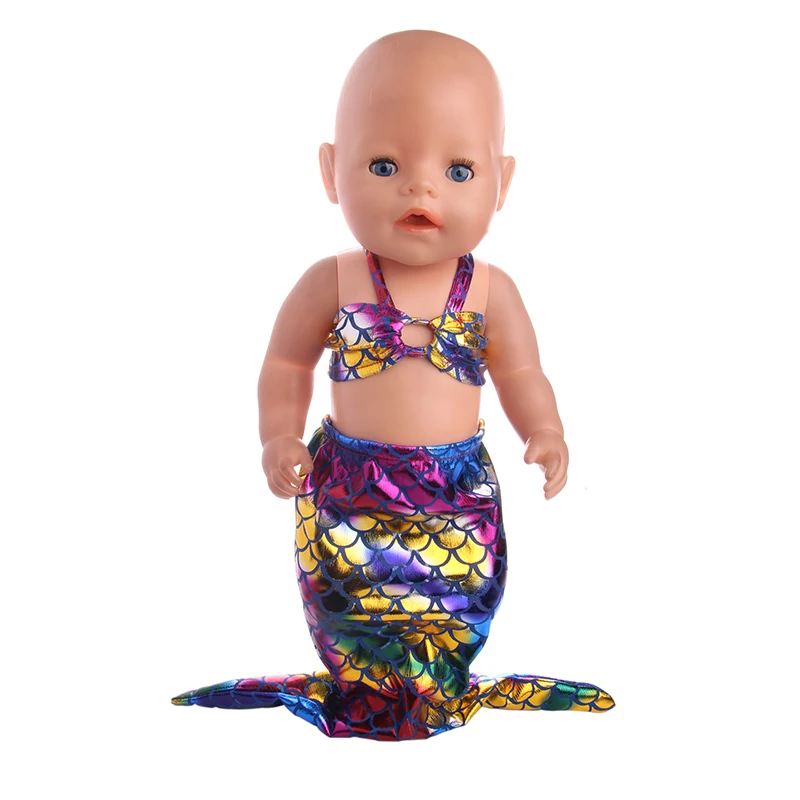 13 стилей платье принцессы-Русалочки с серия одежда подходит на возраст 18 дюймов