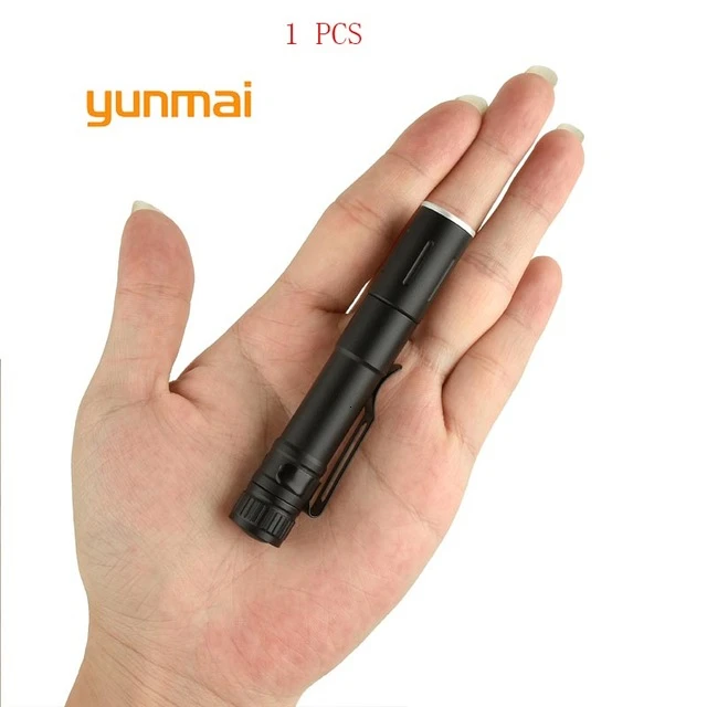 1 pcs 6 шт портативный мини Penlight Xpe светодиодный мигающий фонарик карманный свет водонепроницаемый фонарь для ночной рыбалки - Испускаемый цвет: 1 pcs