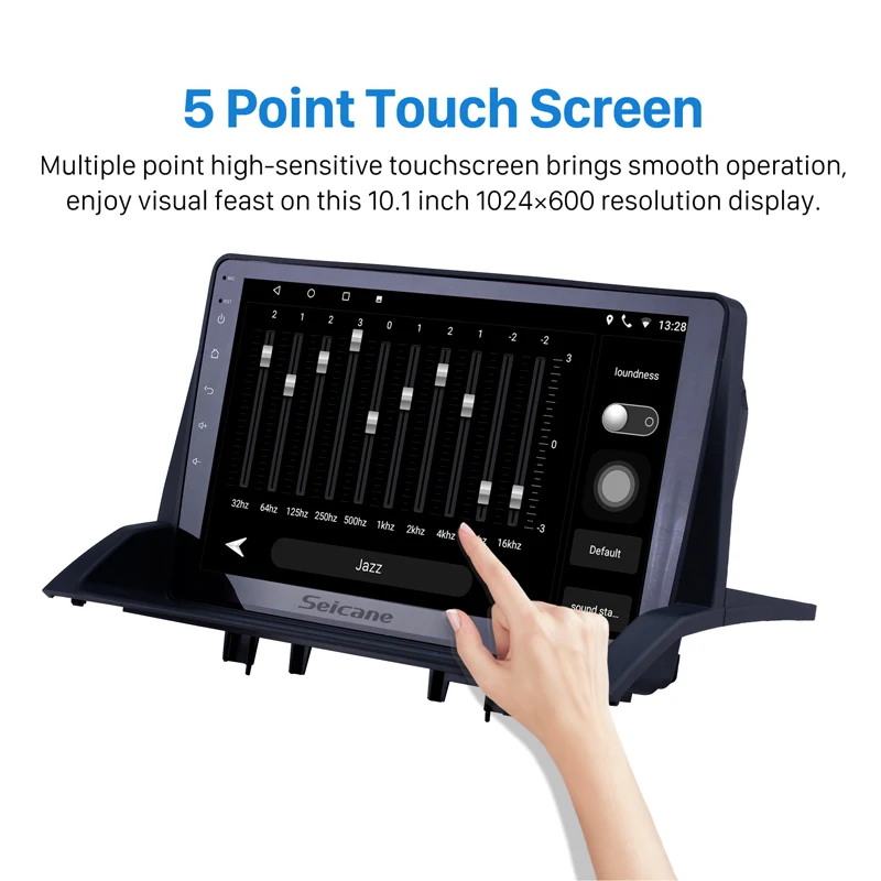 Автомобильный радиоприемник Seicane Android 10 0 IPS ОЗУ 2 ГБ GPS стереоплеер для 2002 2003 2004-2008