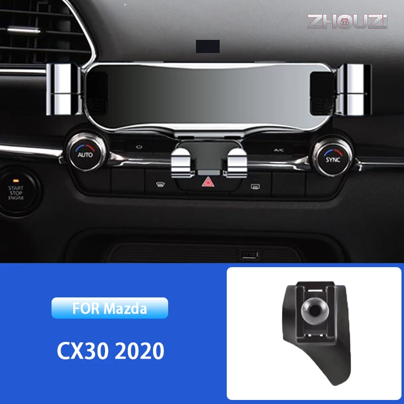 

Car Mobile Phone Holder Air Vent GPS Mounts Stand Gravity Navigation Bracket For Mazda CX30 CX 30 2020 Special Car Accessories
