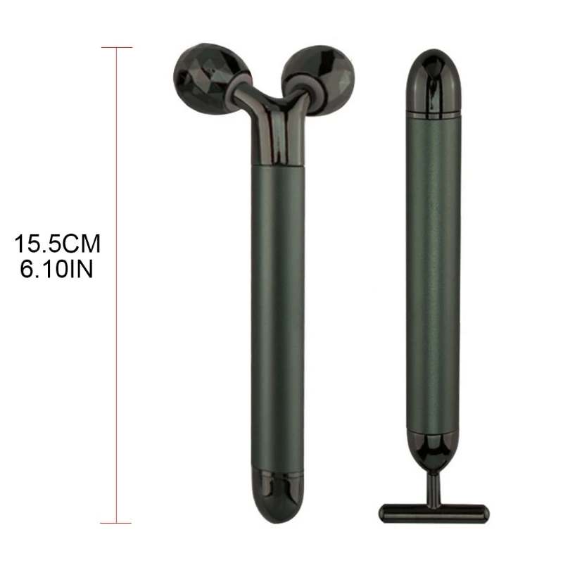 

Новинка 2021, 2 шт., массажер для лица, 3D роликовый Электрический аппарат для ухода за кожей лица