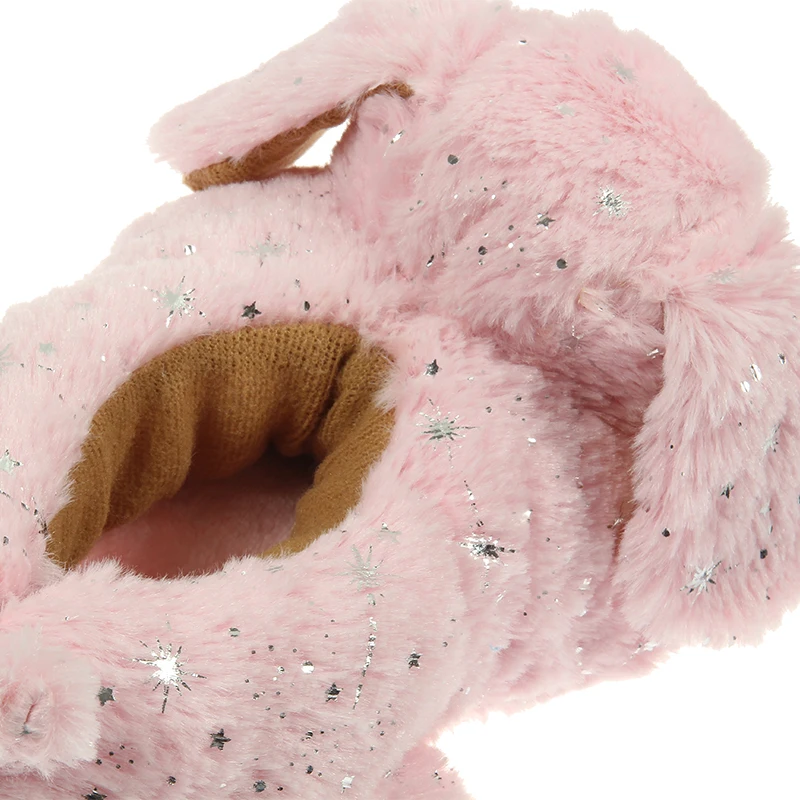 

Children Cotton Indoor Slippers Shoes Kids Winter Boys And Girls Home Slippers Baby Non-Slip Cartoon Cute Plush Warm Climb Shoes