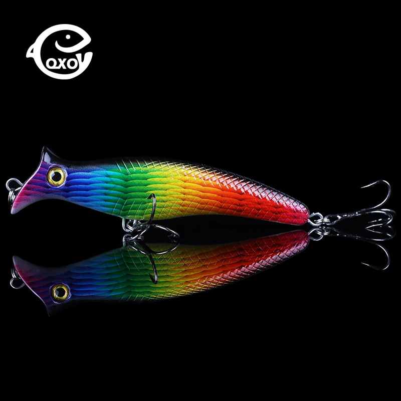 Qxo Popper Shad Приманка для речной рыбалки поверхностная приманка 12 см 20 г Whopper Plopper