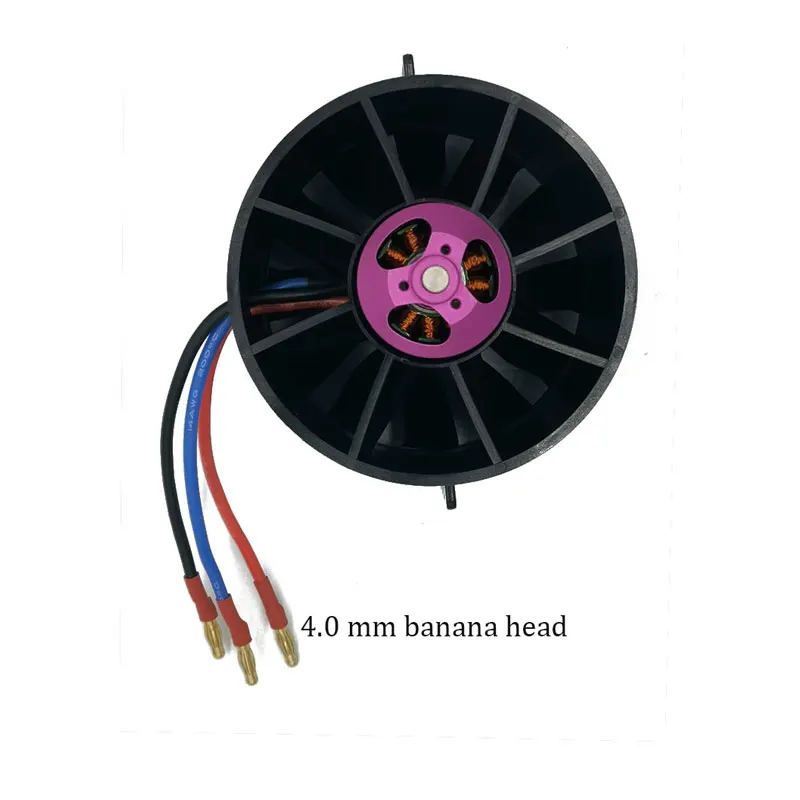 Hobbyhh 90 мм EDF самолета 12 лезвий (6S 1450KV 8S 1100KV) для Модель ру аэроплана A3541Motor 4 0