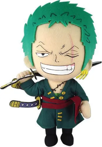 8 видов стилей Аниме цельная соломенная шляпа Luffy Roronoa Zoro Ace плюшевые Мультяшные детские игрушки Kawaii мягкие куклы для детей 23~ 24 см - Цвет: Roronoa Zoro