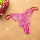 Сексуальные кружевные стринги Butterfly женские на высоком каблуке; Модные прозрачные эротические трусы открытые стринги Сплошной Цвет с низкой посадкой Т-образные плавательные трусы женские (длина) *