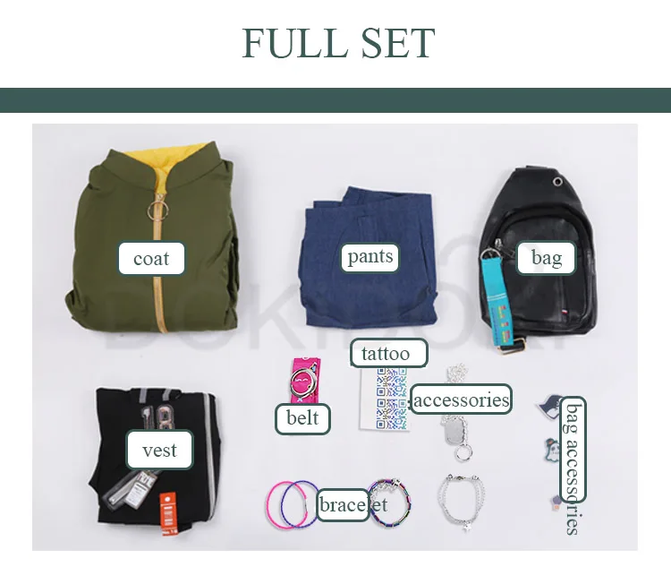 DokiDoki-SR Anime Cosplay Boku No Hero Academia / My Hero Academia Cosplay Izuku Midoriya Cosplay Costume Doujin Deku Costume