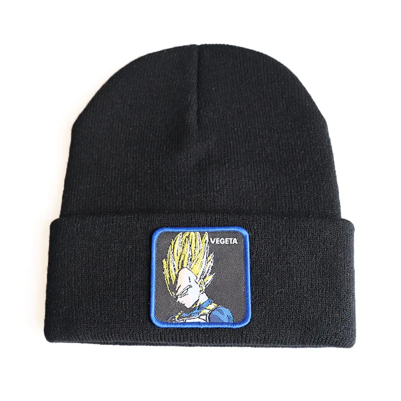 36 Тип Супер Saiyan Vegeta узор детский хип-хоп вязаная шапка Dragon Ball Z серия вышитая