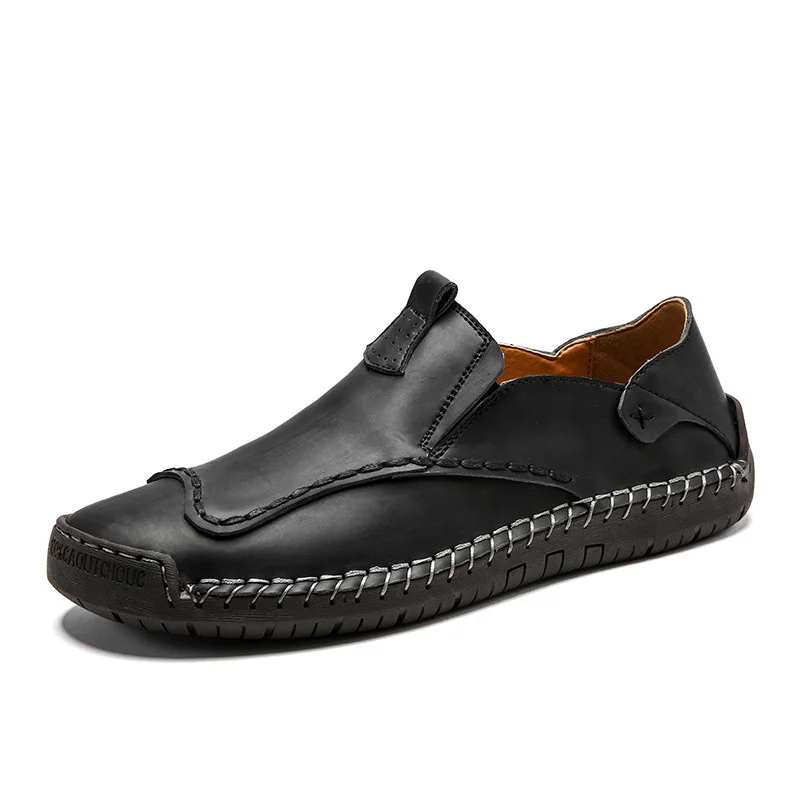 

Mens Shoes Casual Luxury Leather Brand 2020 Men Loafers Fashion Breathable Driving Shoes Slip on Moccasins Size 38-47