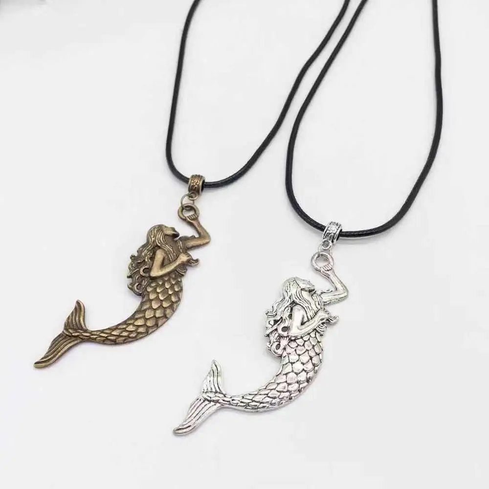 Винтаж 1 шт. подвеска с русалкой ожерелье подходит DIY серьги браслет ювелирных