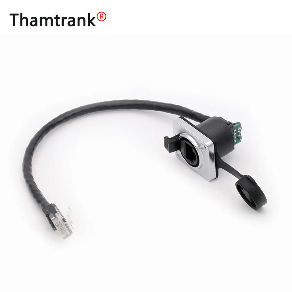 

10 шт., водонепроницаемый кабельный разъем RJ45, 8P, 8C, 15 см