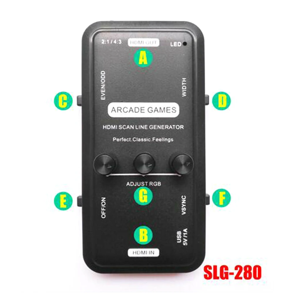 

Scanline Generator Board Retro Games Home Audio Video Output Professional Tools Scanner MAME Emulators