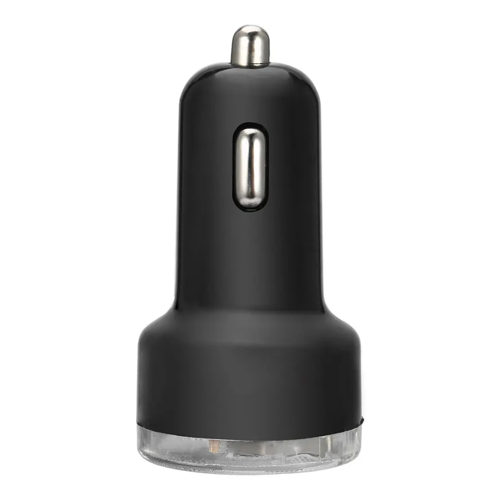 

2.1A Mini Dual Port Universal USB Car Vehicle Charger Adapter Mobile Phone Fast Charger With LED Light