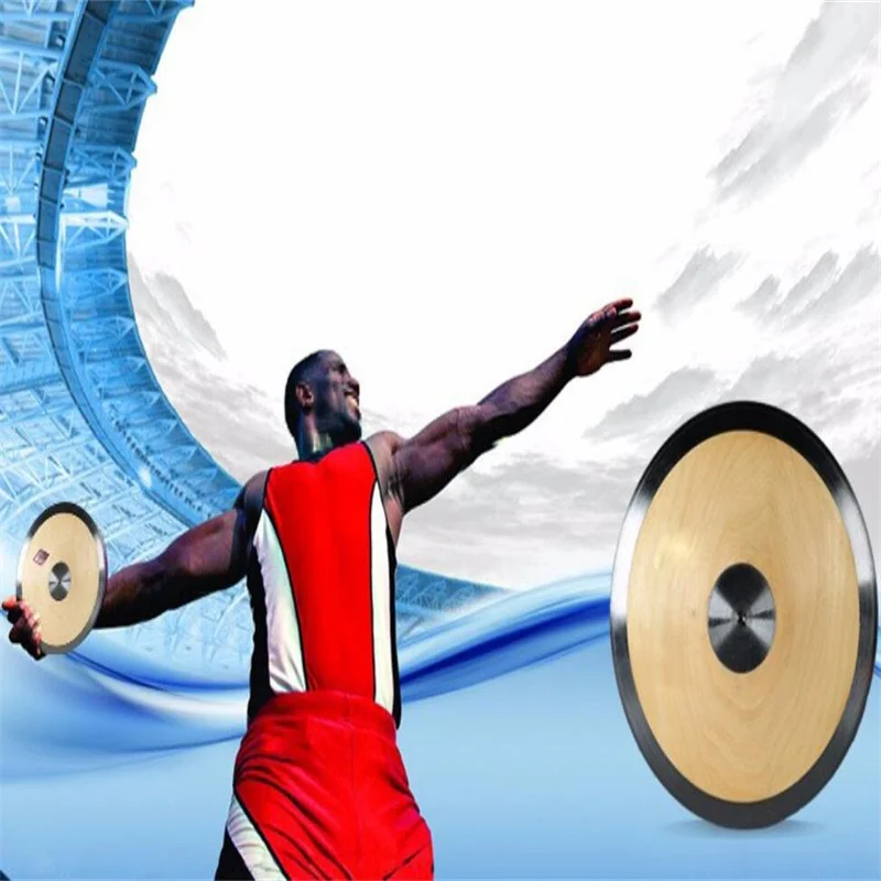 For Men 2kg Wood Solid discus Athletics training | Спорт и развлечения
