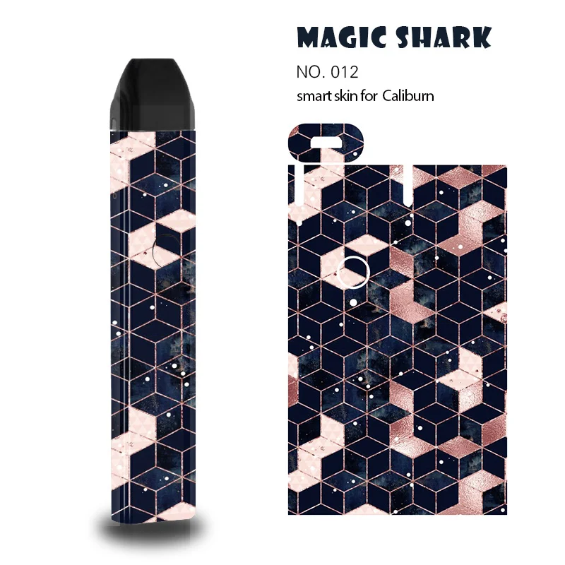 Magic Shark 2019 New Fashion Leaf Dreamy Lover Shockproof PVC Thin Wrap Case Cover Sticker Film for Uwell Caliburn | Мобильные
