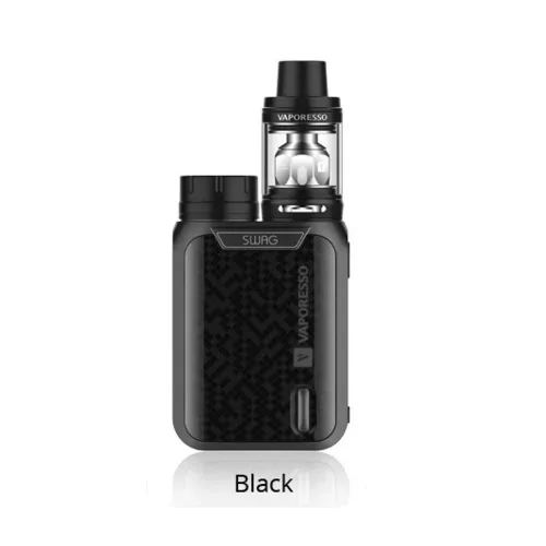 Black Оригинальная электронная сигарета Vaporesso Swag Kit 80 Вт 18650 коробка мод с 3,5 мл Vape Tank GT катушка испаритель электронная сигарета - Цвет: Black