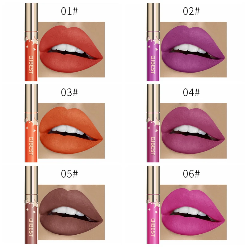 Горячая Распродажа 24 цвета матовая помада водостойкая Красный Блеск для губ Мате