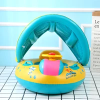summer baby kids safety swimming ring inflatable swan swim float fun toys swim ring seat boat infant water swim pool accessories