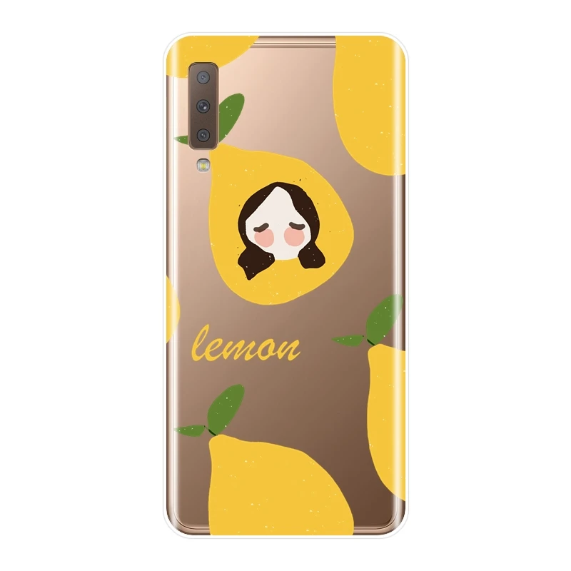 TPU Soft Silicone Phone Case For Samsung Galaxy A6 A8 Plus 2018 A5 A7 Pineapple Back Cover A3 2016 2017 | Мобильные телефоны и