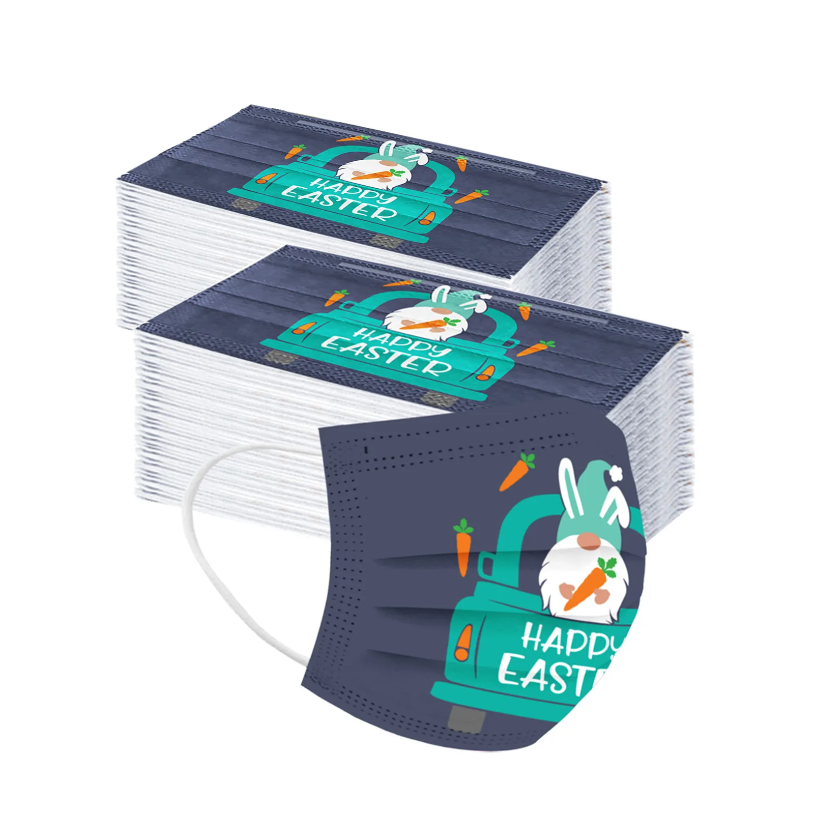 

Headband masque 100PCS Children's Kids Easter Mask Disposable Face Mask 3Ply Ear Loop mascarilla infantil