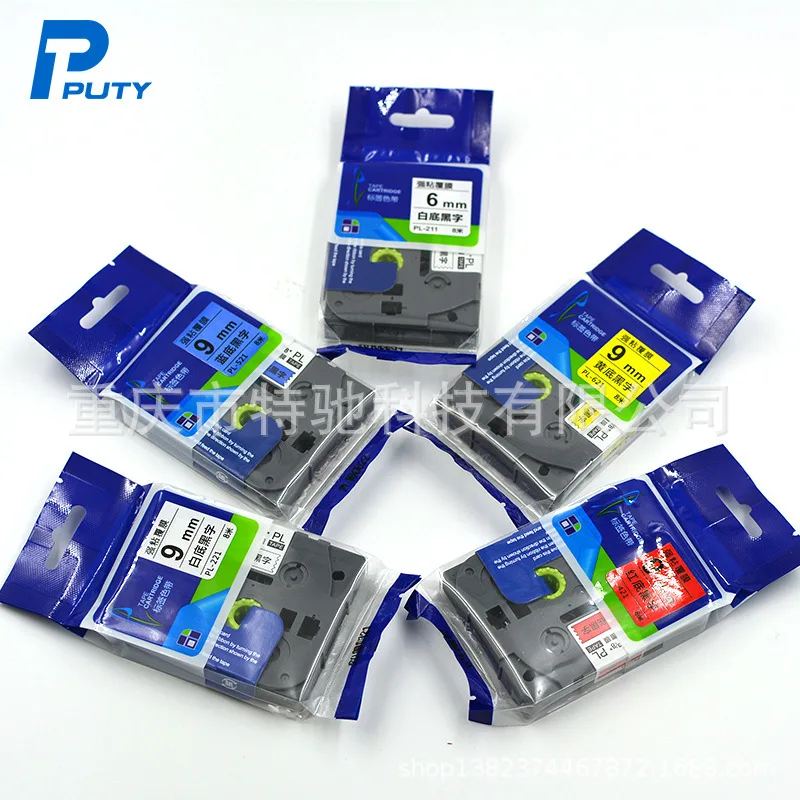 6x этикетка лента для ленточного принтера PL-221 621 PT-D210 18RZ P700 D450 | Компьютеры и офис