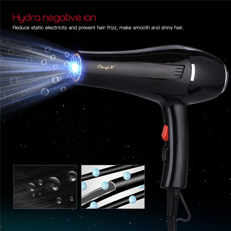 

Hair Dryer Concentrator for Hairdressing Barber Salon Tools Blow Dryer Low Hairdryer Hair Dryer Fan 220-240V 5000W Strong Power
