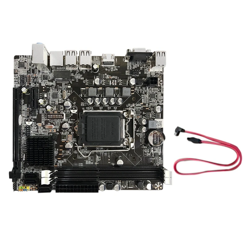 

H61 материнская плата DDR3 ПАМЯТЬ Lga1155 Pin поддержка двухъядерный Процессор I3 I5 I7 процессор для H61 компьютера материнская плата